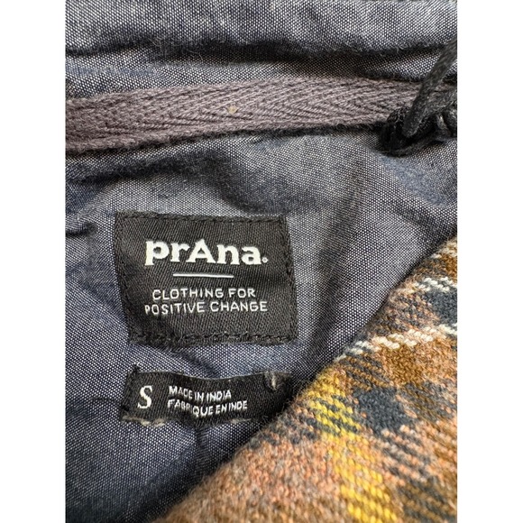 Prana Women's Earthbound Golden Canyon Flannel Long Sleeve Shirt Size S - Picture 5 of 8